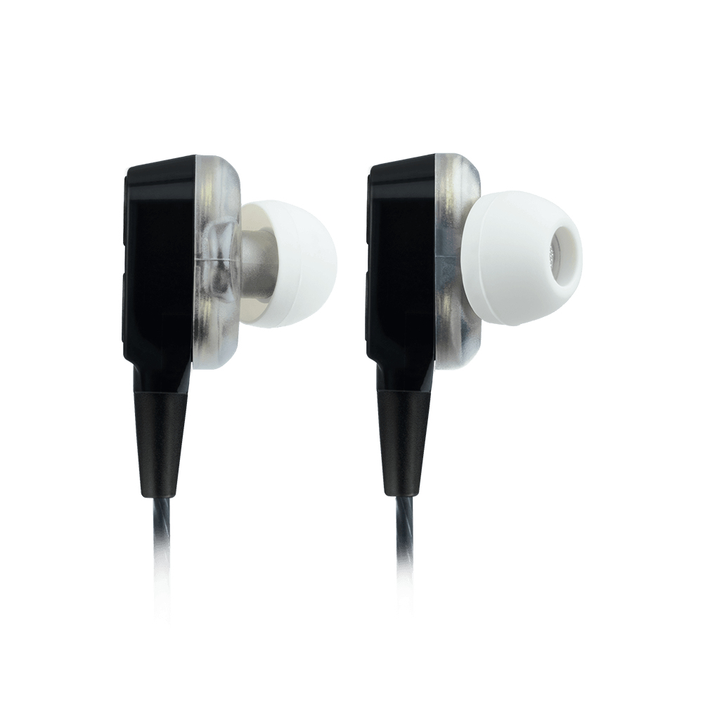 Audifonos Lf Acoustics 5Mw Doble Bocina 3.5 Mm Hit Negro La-925839