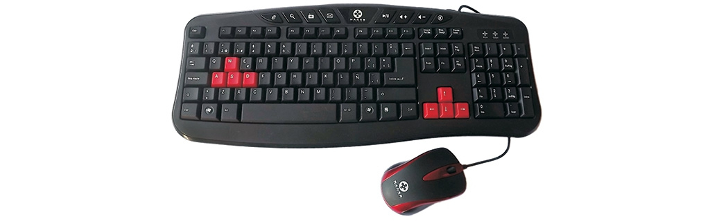 Kit De Teclado Y Mouse Naceb Technology Estandar Color Negro Na-112