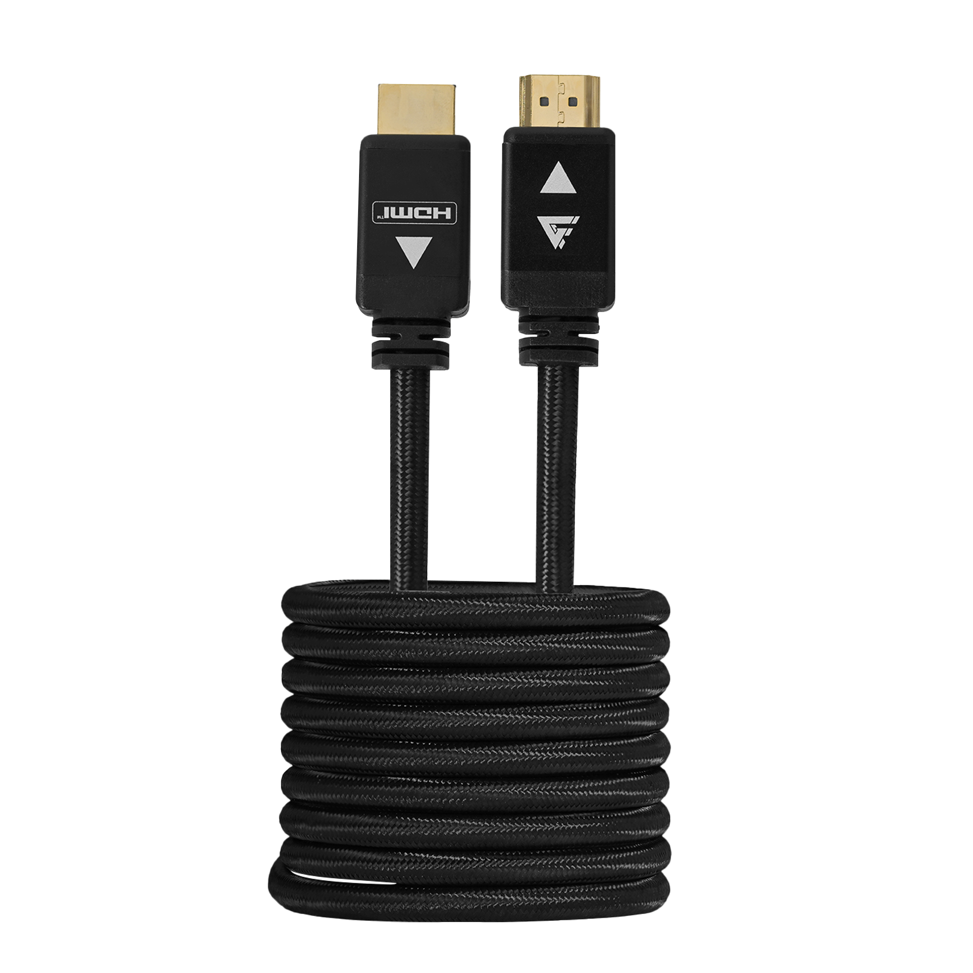 Cable Hdmi 2.1 Game Factor Hth400 Nylon 8K Ultra Hd 48 Gbps Oro 24K 2 Metros