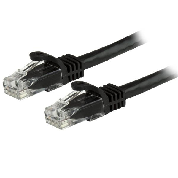 Startech Cable De Red 30Cm Cat6 Rj45 Sin Enganches Negro N6Patch1Bk