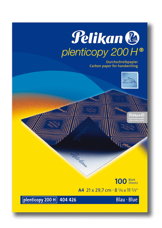 Papel Carbon Pelikan 200 H Carta Azul 100 Hjs