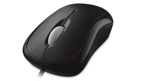 Mouse Microsoft Alambrico Basico Optico Negro Usb P58-00061