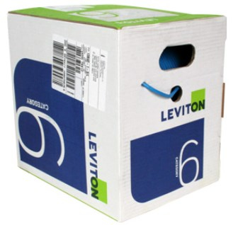 Cable Utp Cat.6 Leviton Azul Caja Pull-Box 305 Mts (Utp6M-Mlb)