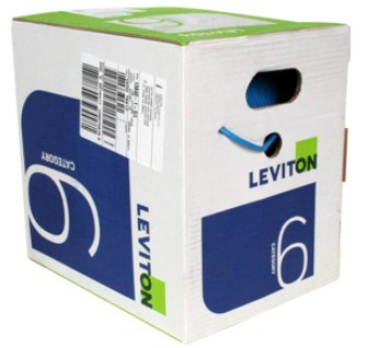 Cable Utp Cat.6 Leviton Azul Caja Pull-Box 305 Mts (Utp6M-Mlb)