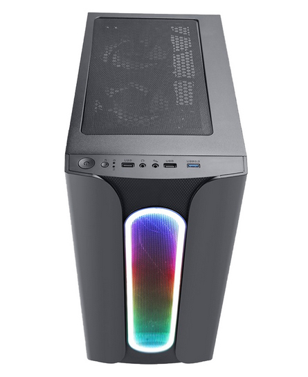 Gabinete Eagle Warrior Loop Argb Atx S/Fte Cg3302Loopegw