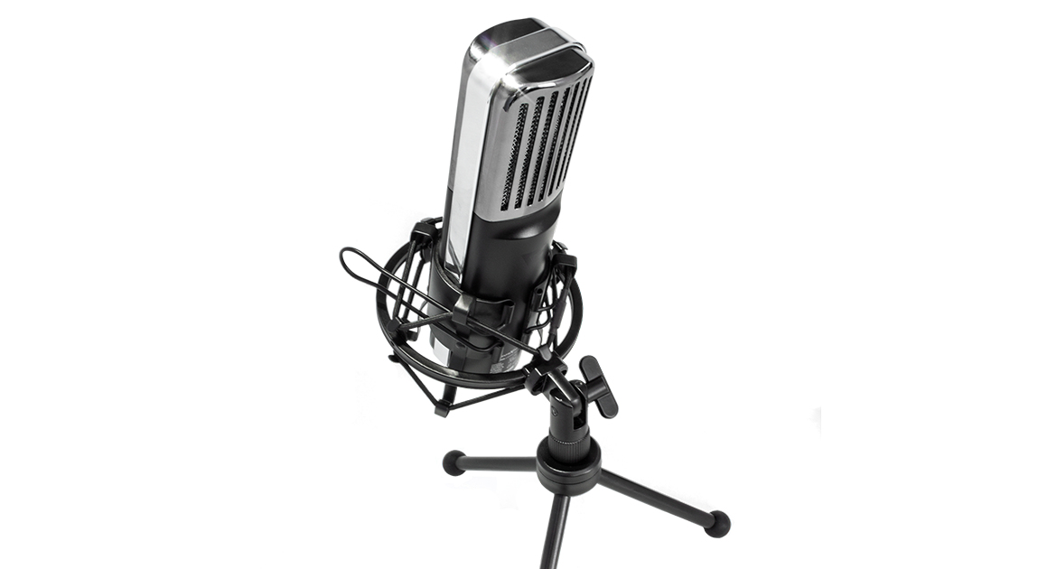 Micrófono Gamer Game Factor Mcg600 Hd Usb Cardiode Ajustable