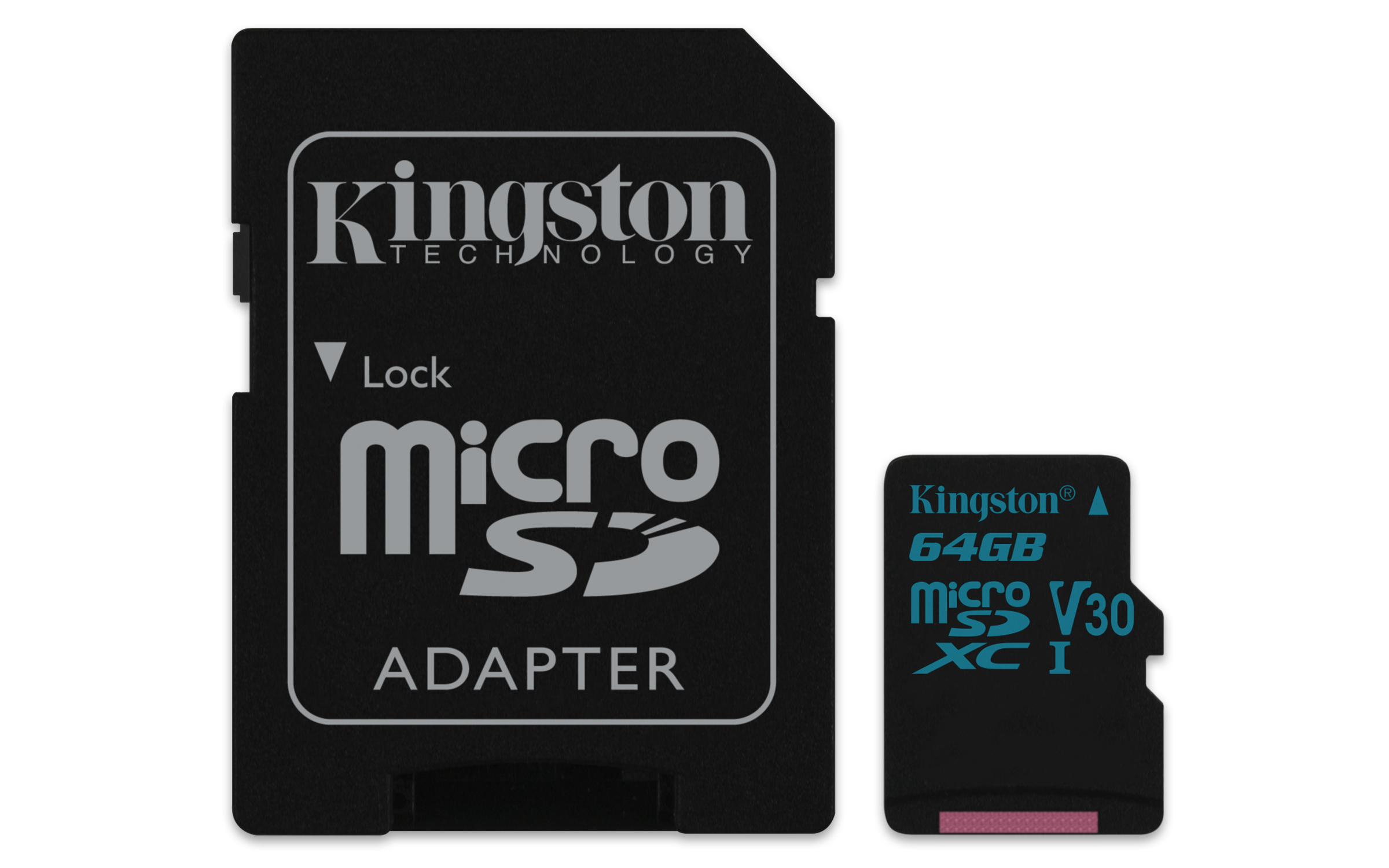 Micro Sd Kingston Canvas Go 64Gb Cl10 Uhs-I U3 V30 90Mb/S C/Adaptador