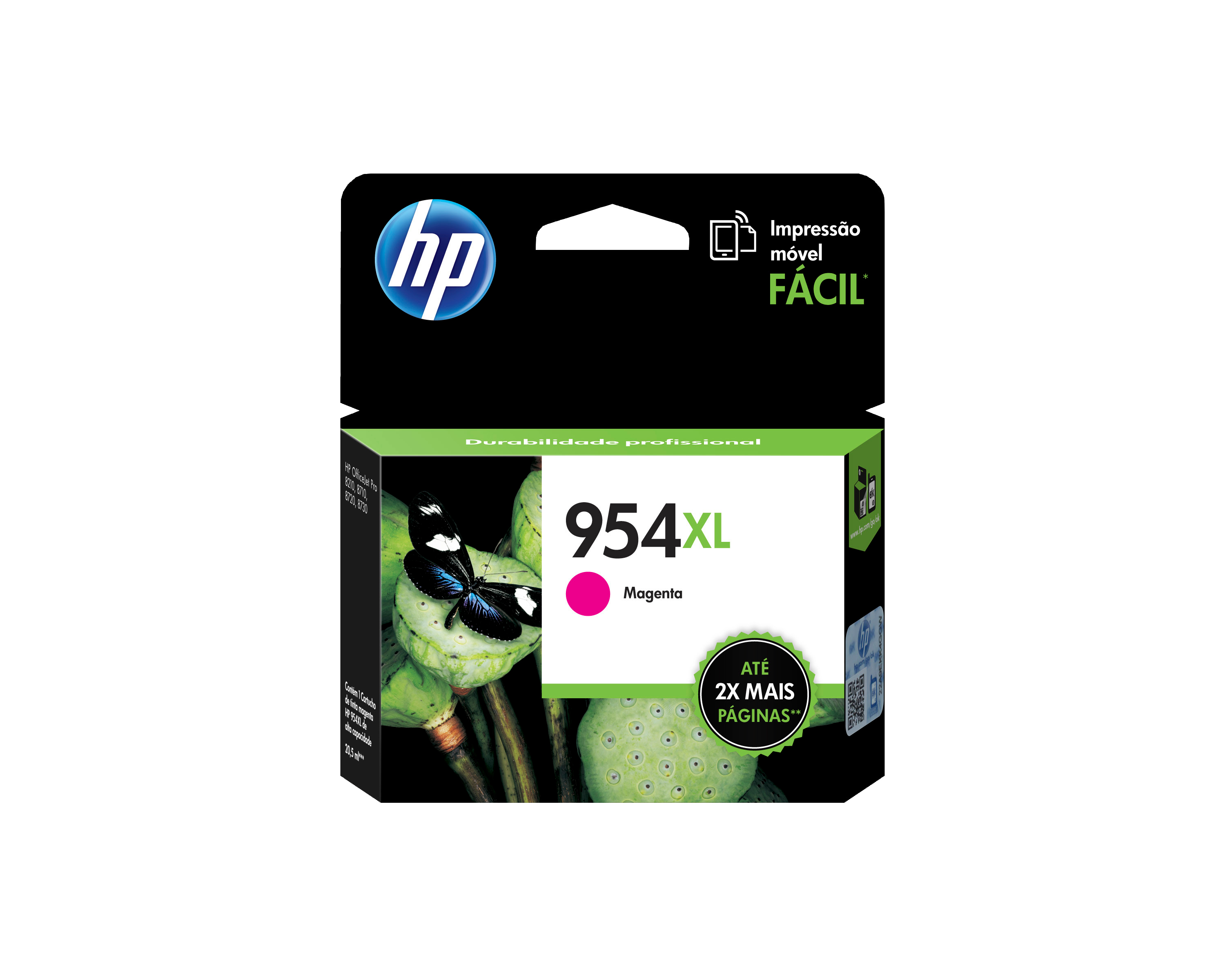 Cartucho Hp 954Xl Magenta 1600 Pags P/Oj Pro 8210/8710 L0S65Al