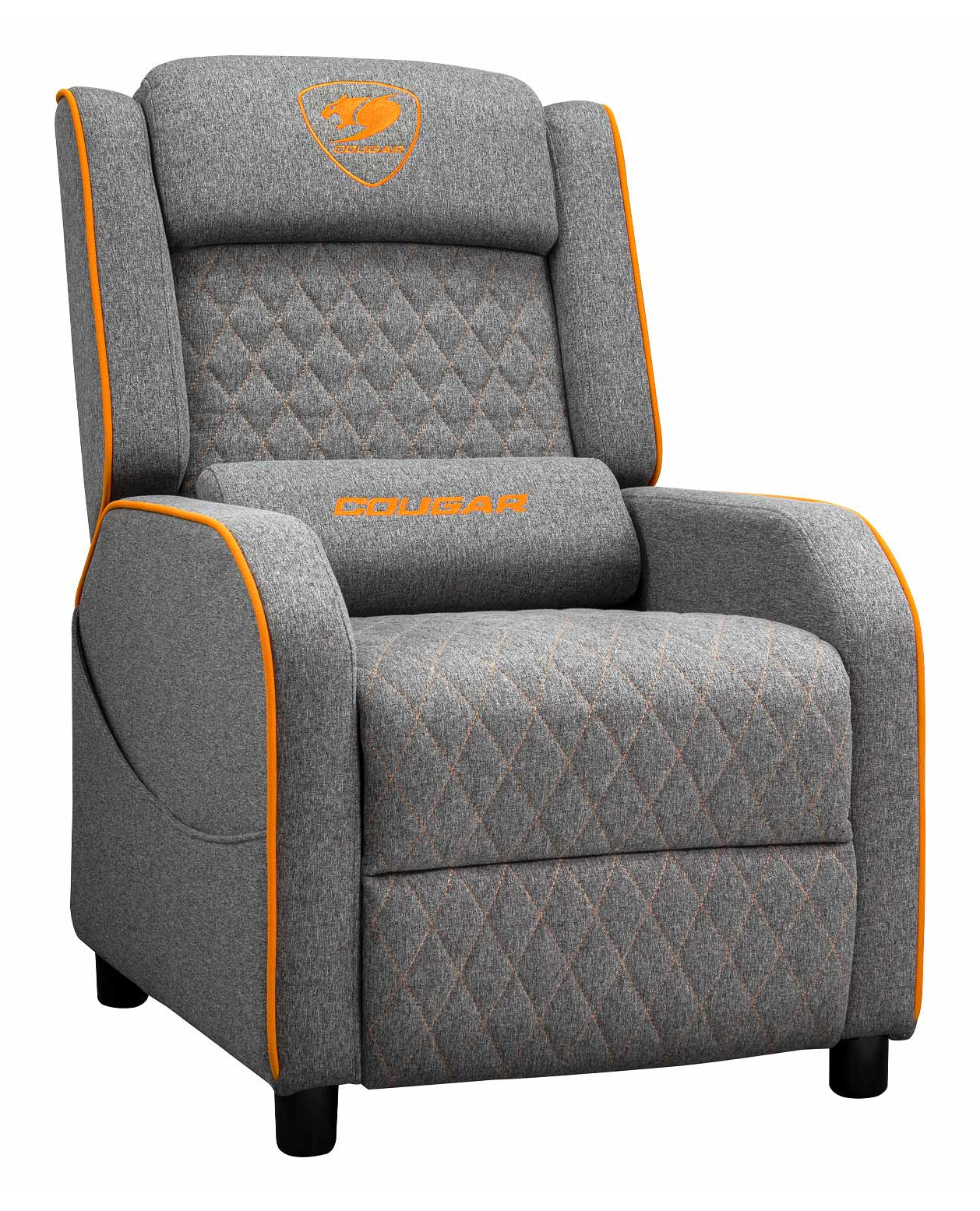 Sofa Gamer Cougar Ranger Gray Reclinable 95°-160° Max 150Kg Gris Con Naranja 3Mraogra.0001