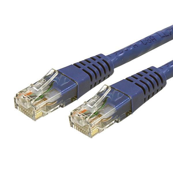 Cable 15.2M Gigabit   Red Cat6 Utp Rj45  Azul  Startech C6Patch50Bl