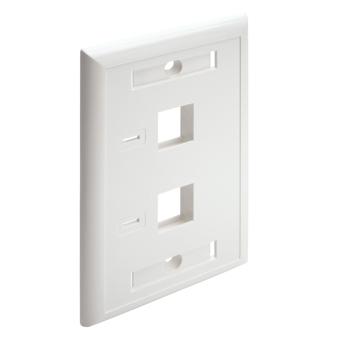 Placa De Pared Tripp Lite 4 Puertos Rj-45 Blanco N042-001-Wh