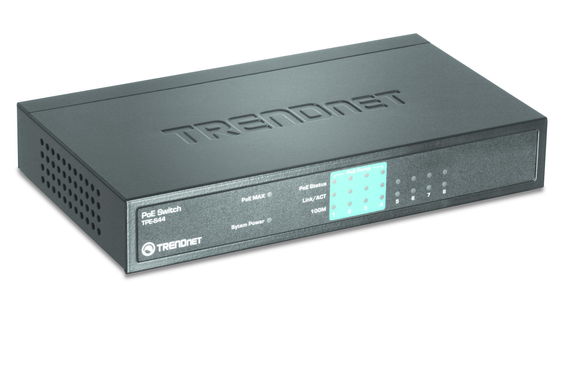 Switch Poe Trendnet Ethernet 100Base-Tx, Base-5 Color Azul, 8 Puertos