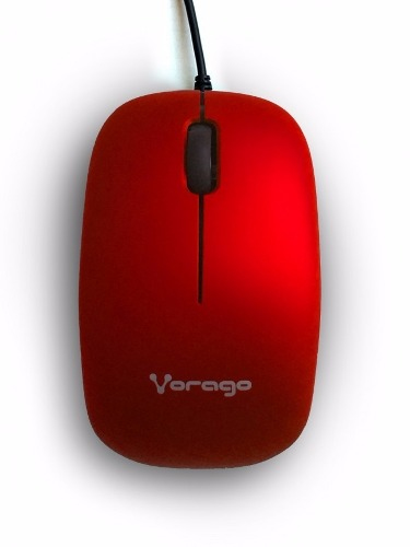 Mouse Vorago Mo-206 Rojo 2400 Dpi Usb