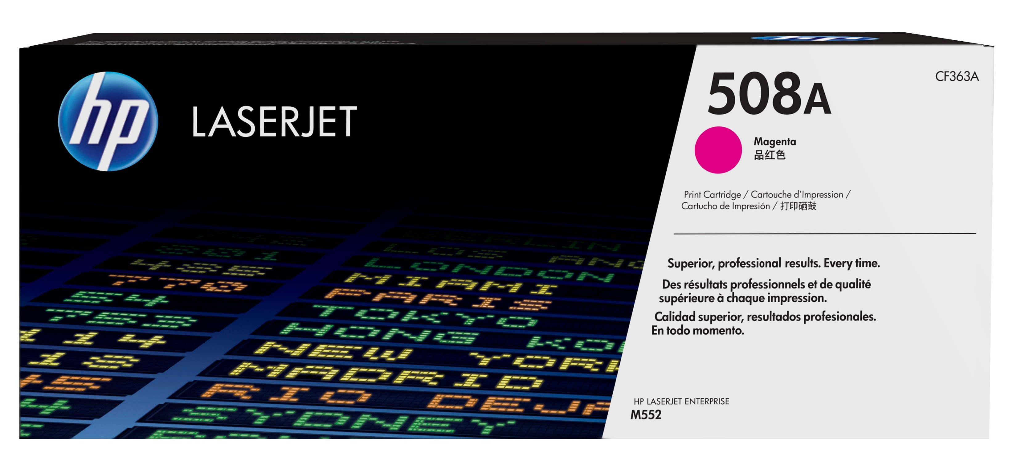 Toner Hp 508A Magenta 5000 Paginas P/M552 Cf363A