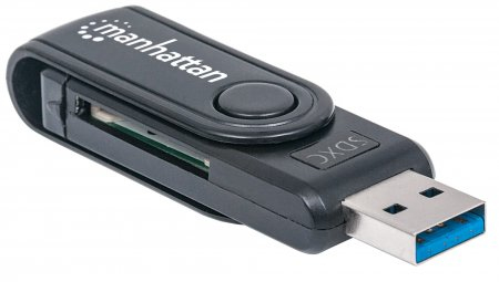 Lector De Tarjetas Manhattan Usb 3.0, 24 En 1 101981