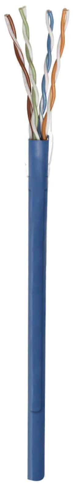 Bobina Cable De Red Intellinet Cat 6 Utp 305M Solida Azul 705059