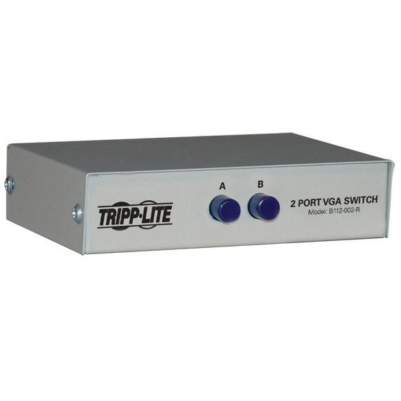 Switch Tripp Lite B112-002-R Ga/Svga 2 Puertos 1600X1280 Pixeles