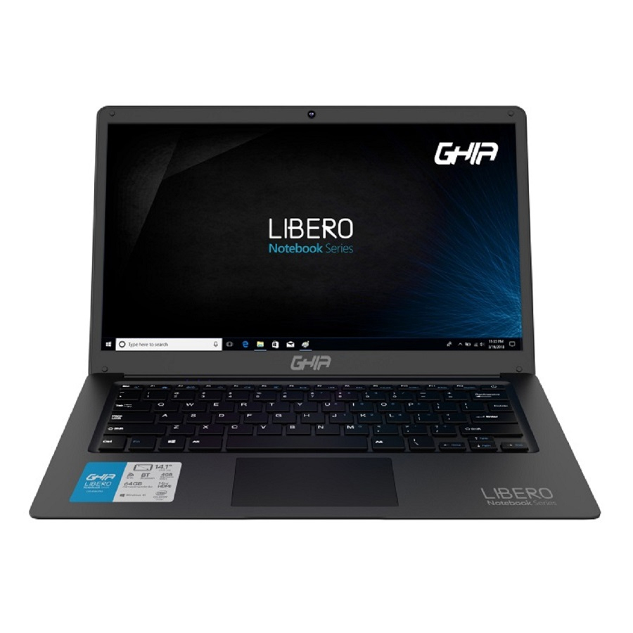 Laptop Ghia Celeron N3350 4Gb 64Gb+1Tb W10Pro Lxh213Cpp Negra