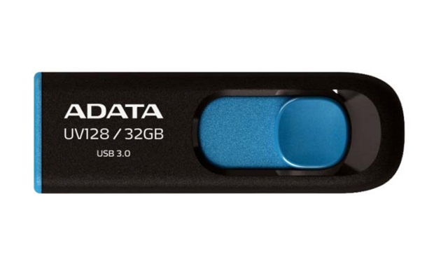 Memoria Flash Usb Adata Negro 128 Gb Usb 3.0 Auv128-128G-Rbe