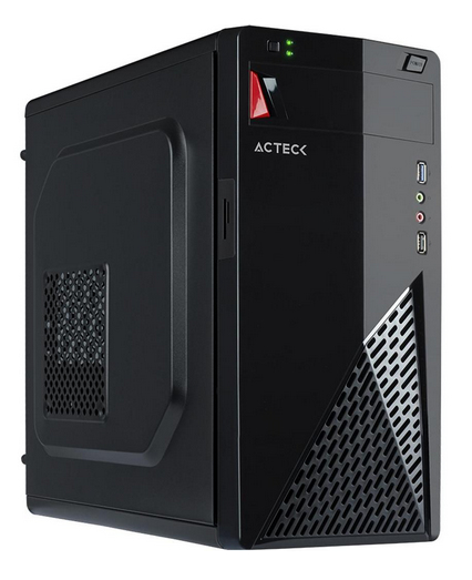 Gabinete Acteck Atx/Micro 500W Media Torre Negro Ac-929035