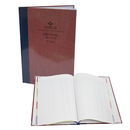 Libro Florete 96 Hojas Forma Francesa Estrella 0107