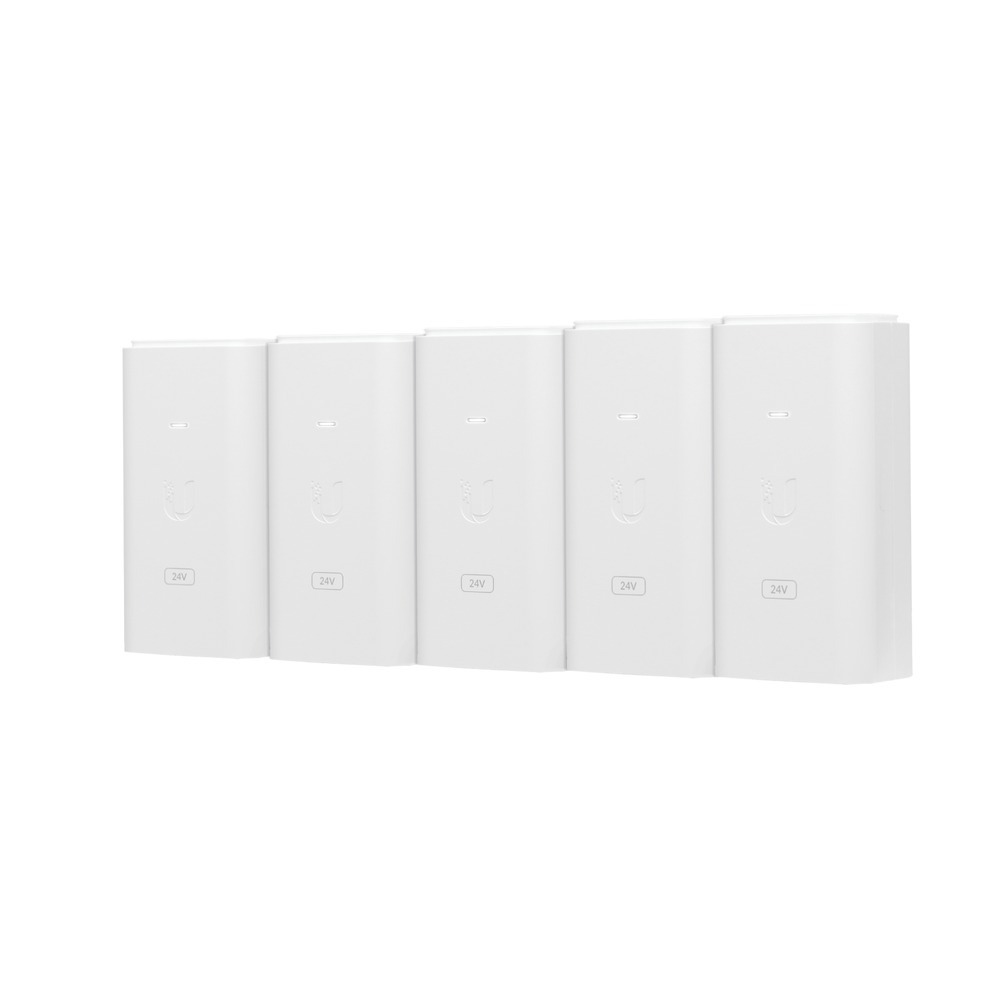Adaptador Ubiquiti Poe 5 Unidades Del De 24 Vdc 1.0 Poe-24-24W-5P