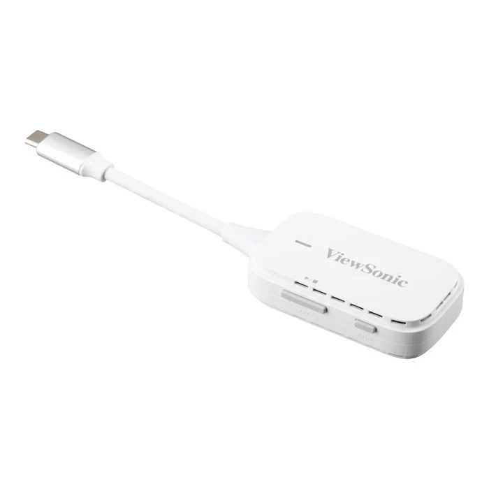 Kit Para Proyección Inalámbrica Viewsonic Pj-Wpd-700 Full Hd 1080P Usb-C Hdmi Blanco Pj-Wpd-700