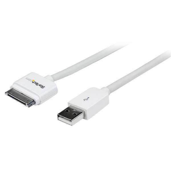 Cable 3M Conector Dock 30 Pines  A Usb Blanco  Startech Usb2Adc3M