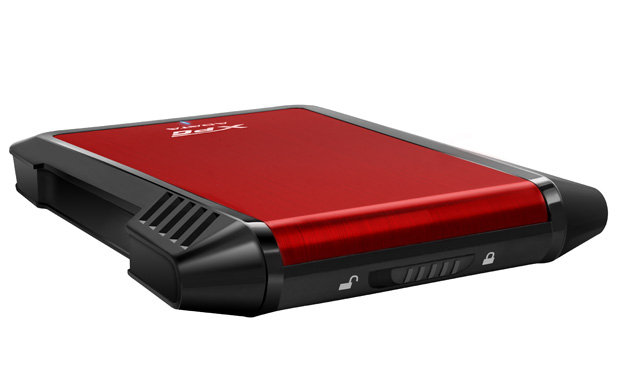 Gabinete Para Disco Adata Xpg Ex500 - Sata 3.0, Usb 3.1, 2.5", Rojo