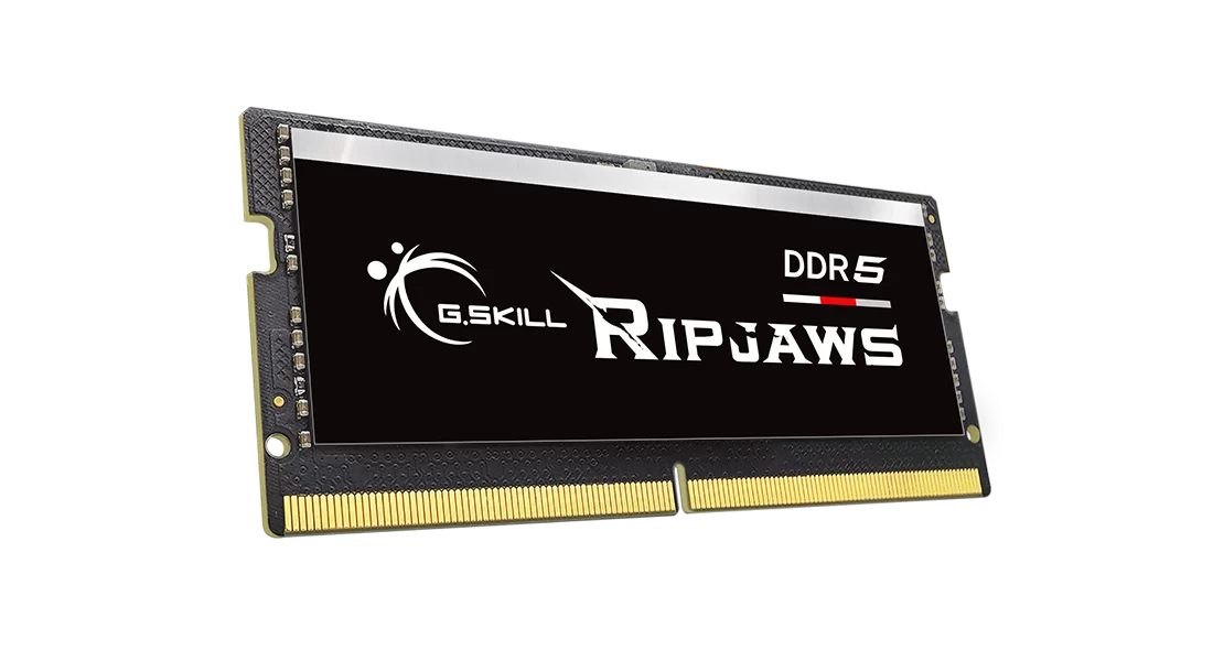 Memoria Ram G.Skill Ripjaws 16Gb Ddr5 5600Mhz Sodimm Cl40 Non-Ecc Negro F5-5600S4040A16Gx1-Rs