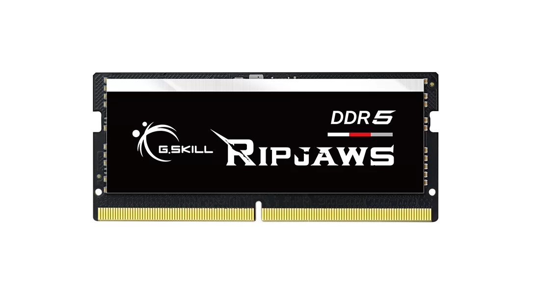 Memoria Ram G.Skill Ripjaws 16Gb Ddr5 5600Mhz Sodimm Cl40 Non-Ecc Negro F5-5600S4040A16Gx1-Rs