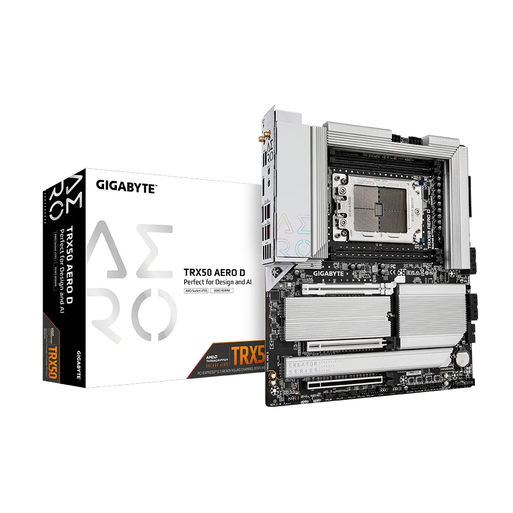 Tarjeta Madre Gigabyte Trx50 Aero D Soket Str5 4X Ddr5 Hasta 1Tb E-Atx