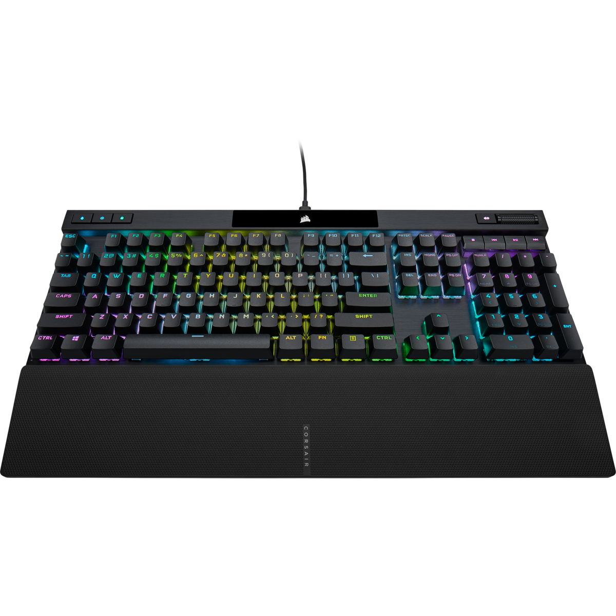 Teclado Gamer Corsair K70 Rgb Pro Ingles La Mecanico Switch Opx Alambrico Negro Ch-910941A-Na