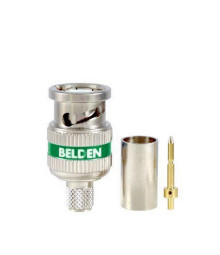 Conector Belden 1694Abhd3 Coaxial Bnc Macho A N Hembra Plata 3 Piezas