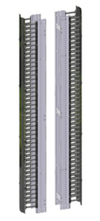 Organizador Vertical Belden Bhvhh06 De Alta Densidad Con Puertas 15.2Cm X 2.13M Negro