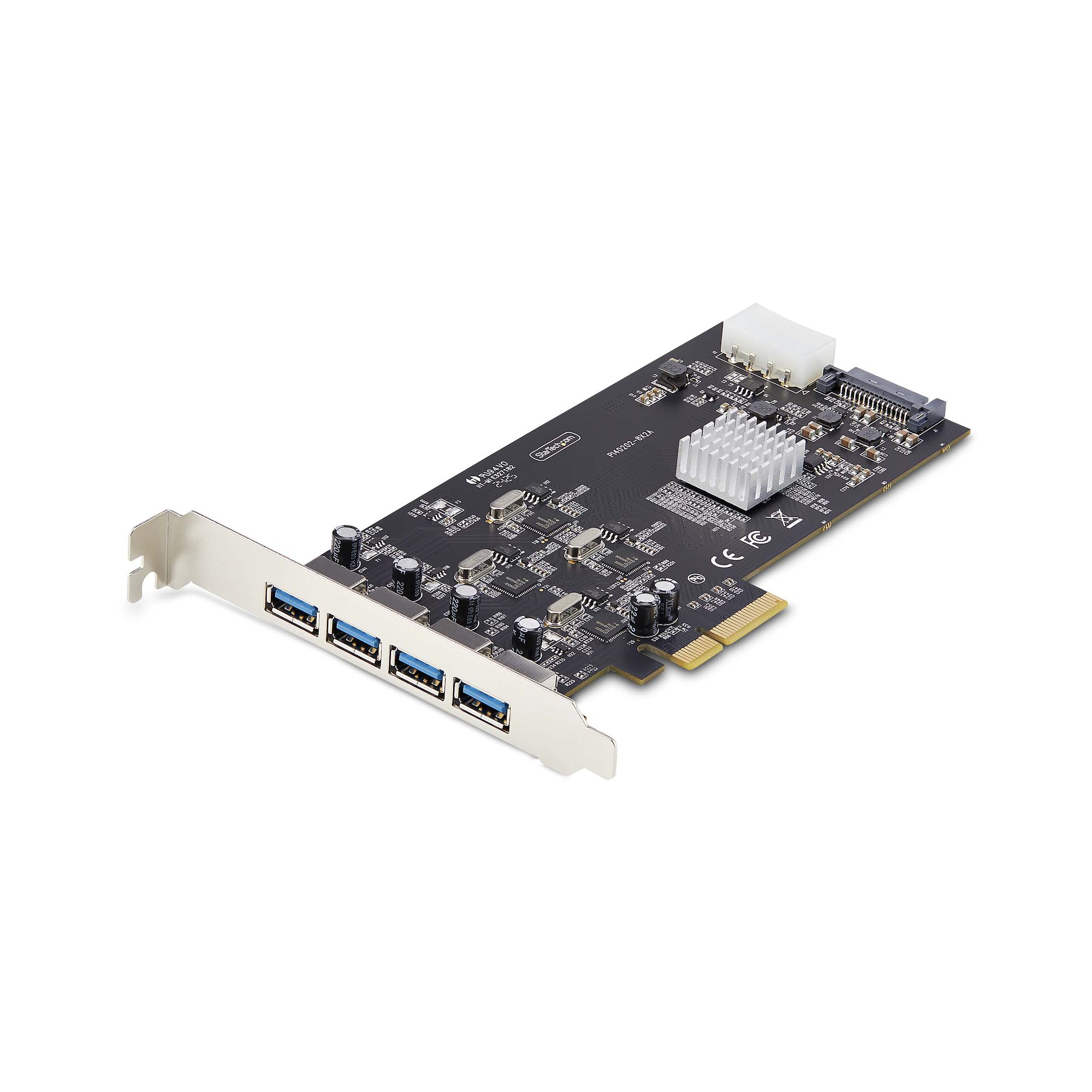 Tarjeta De Espansión Startech.Com Pcie 4 Puertos Usb-A P5Q4A-Usb-Card