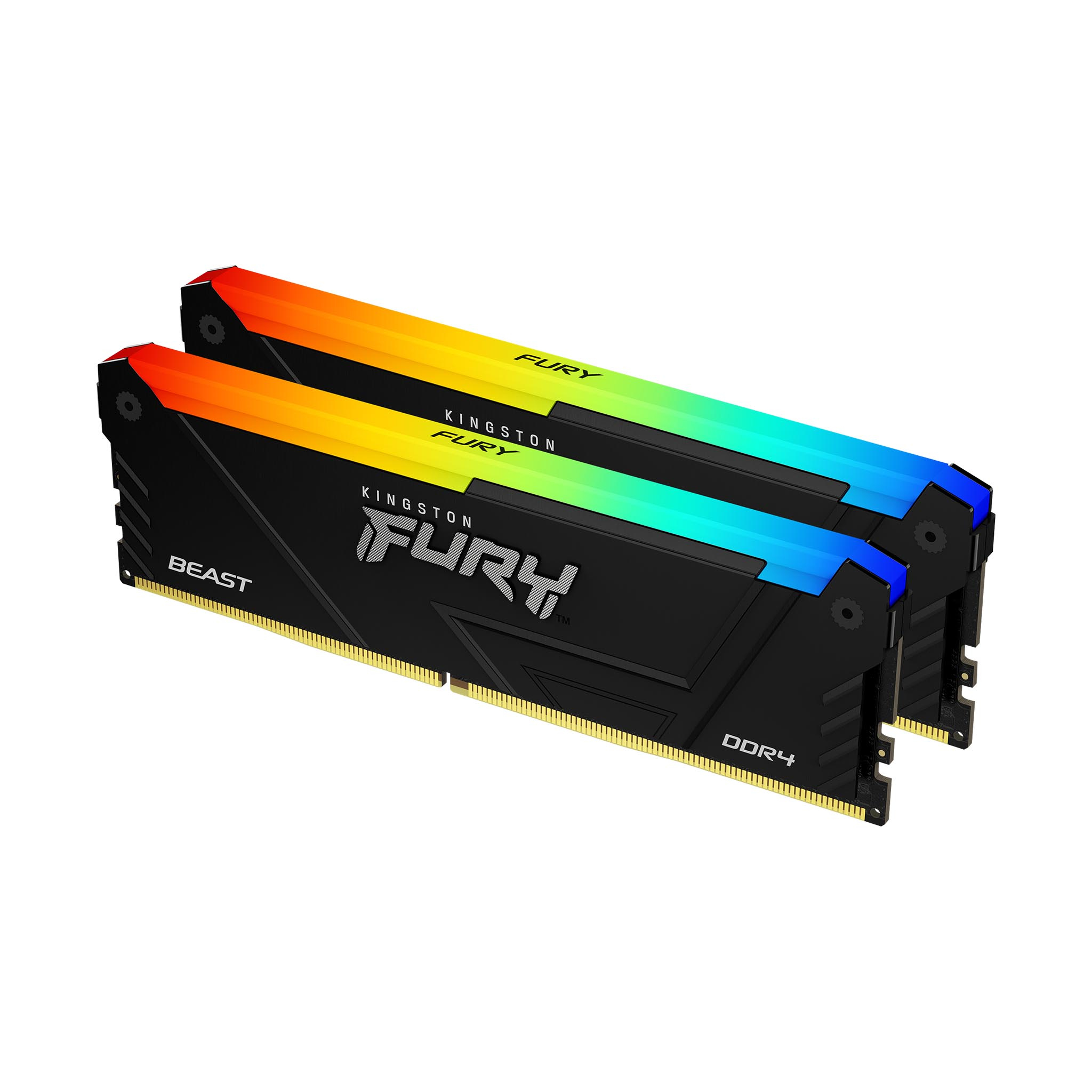 Kit Memoria Ram Kingston Fury Beast 32Gb 2X 16Gb Ddr4 3200Mhz Cl16 Expo Rgb Kf432C16Bb12Ak2/32