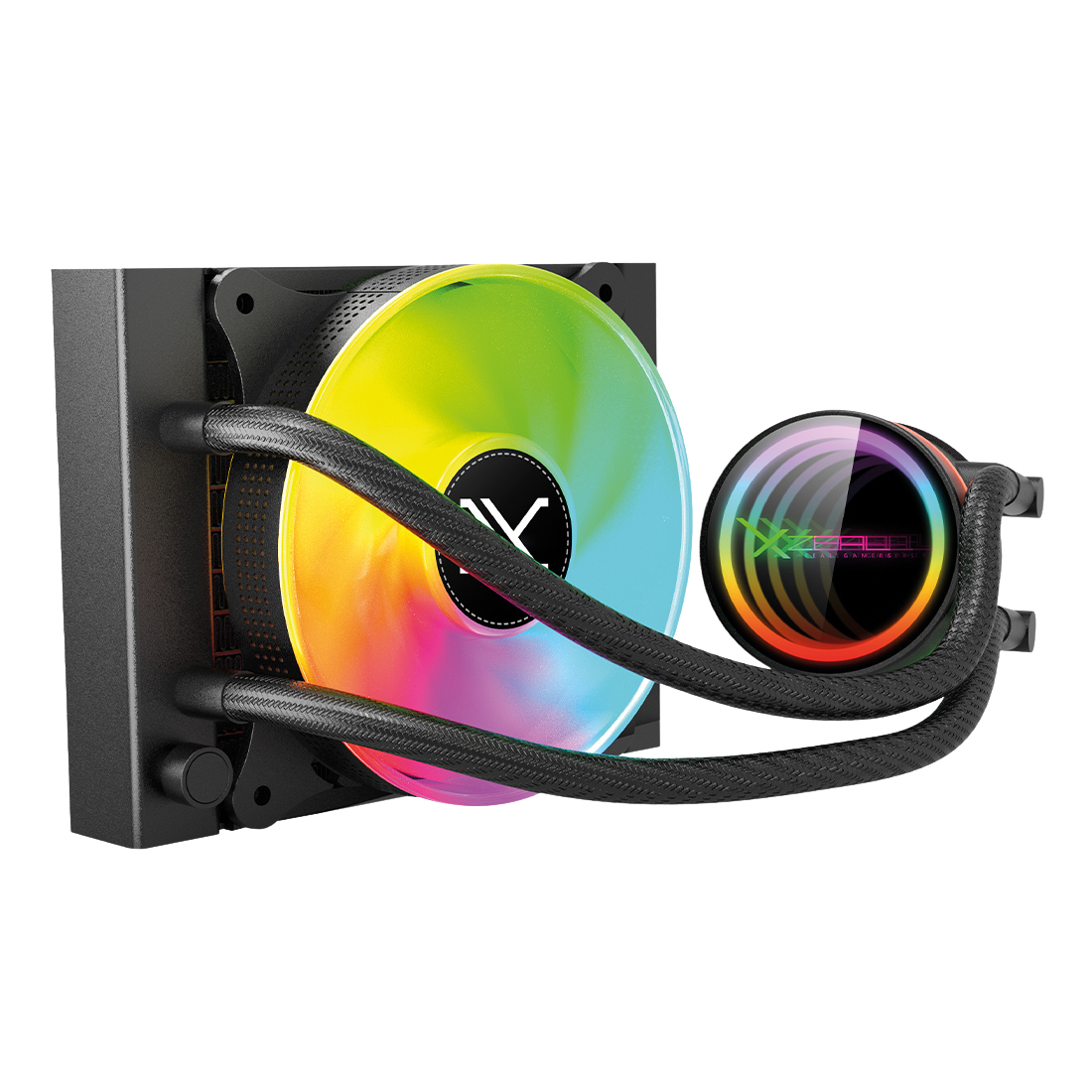 Enfriamiento Liquido Aio Xzeal Xzco409B 1X 120Mm 800-2200Rpm Rgb Negro