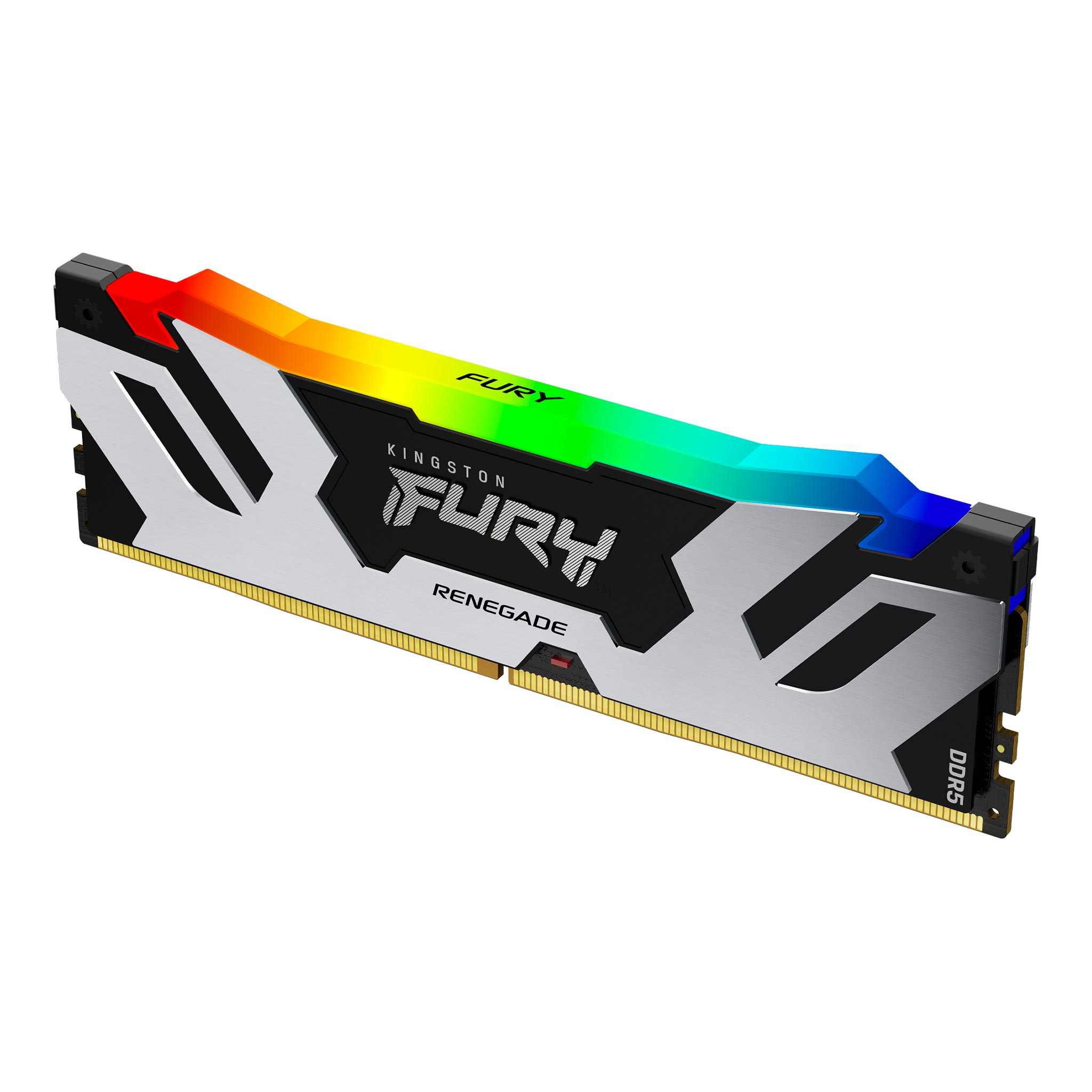 Memoria Ram Kingston Fury Renegade 48Gb Ddr5 6400Mhz Cl32 Expo Plata Rgb Kf564C32Rsa-48