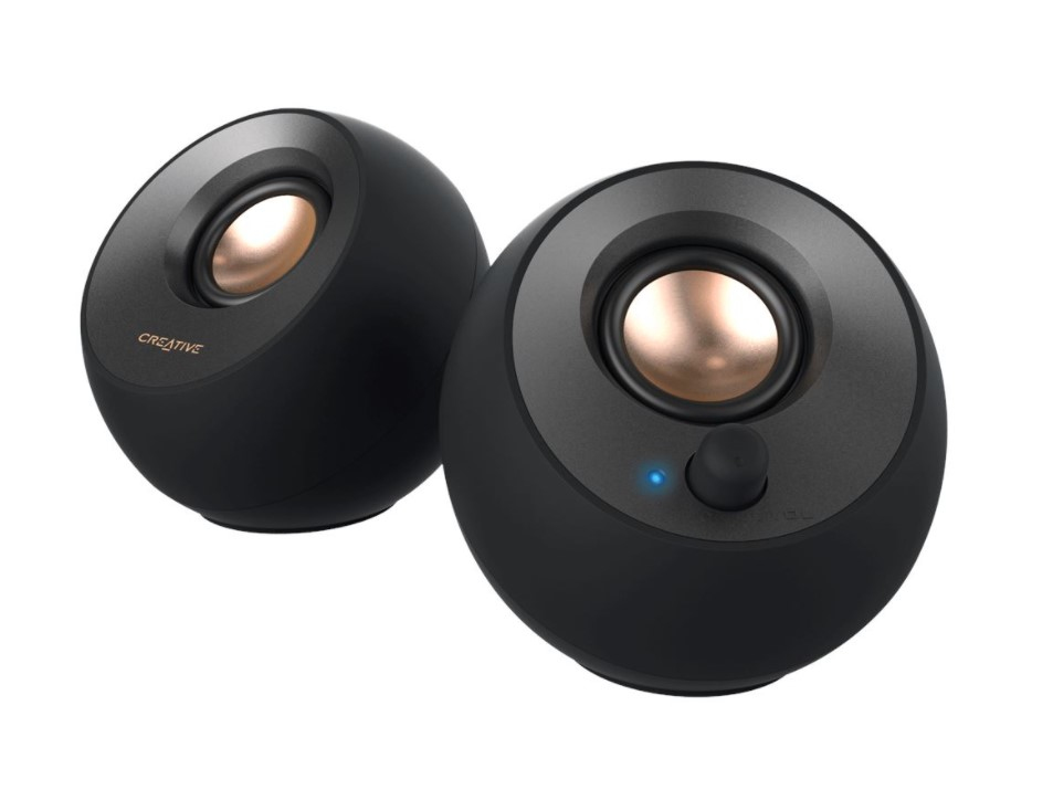 Bocinas Para Computadora Creative Labs Pebble V2 2.0 10W Rms Alámbrico Negro 51Mf1695Aa000