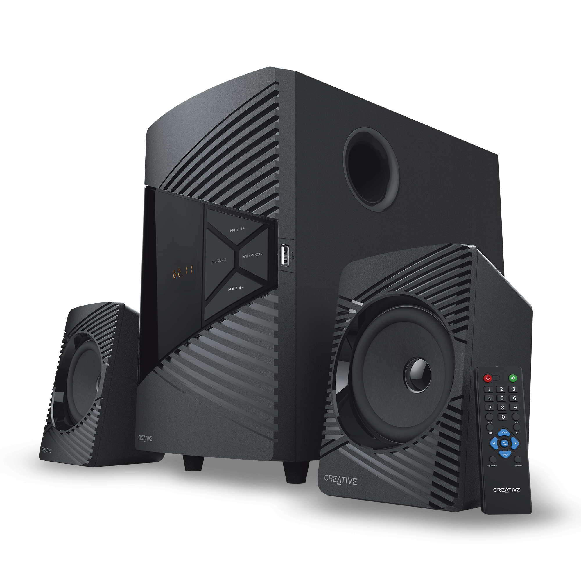 Bocinas Para Computadora Creative Labs Sbs E2500 2.1 30W Rms Subwoofer Inalámbrico 51Mf0485Aa001