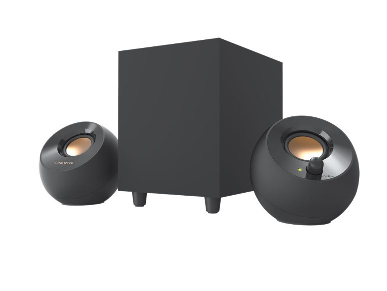 Bocinas Para Computadora Creative Labs Pebble Plus 2.1 8W Rms Con Subwoofer Alámbrico 51Mf0480Aa000
