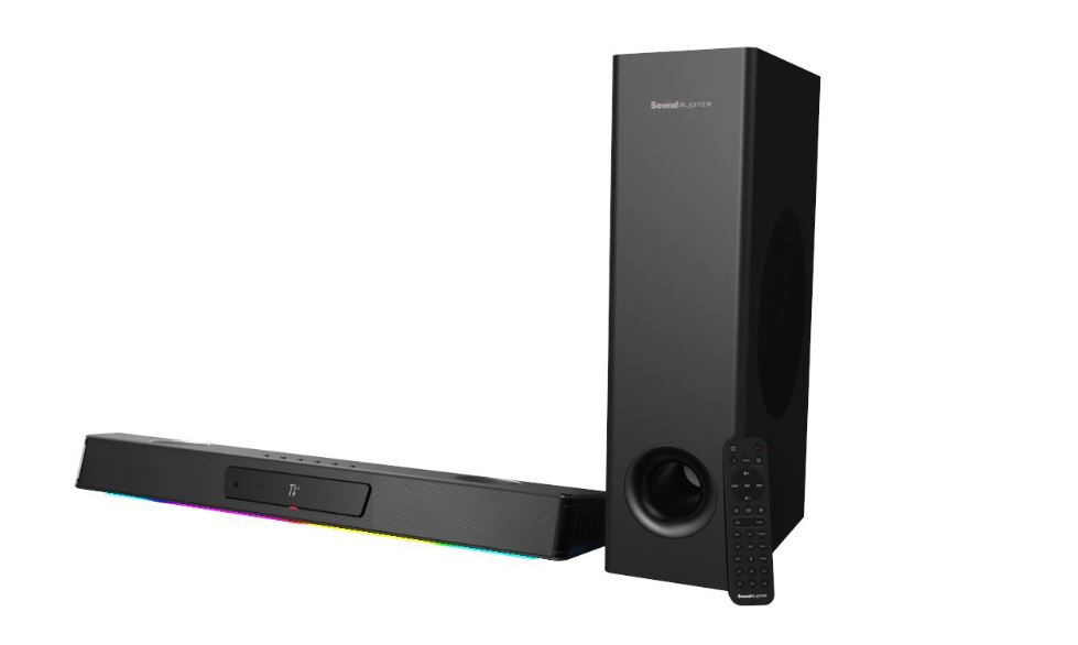 Barra De Sonido Sound Blaster Katana V2X Rgb 90W Rms Bluetooth Negro 51Mf8400Aa000
