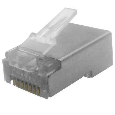 Plug Conectores Rj-45 Brobotix Cat5E Transparente 100X Piezas 174090