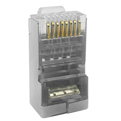 Plug Conectores Rj-45 Brobotix Cat5E Transparente 100X Piezas 174090