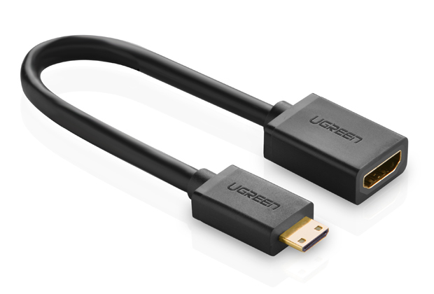 Cable Adaptador Ugreen Mini Hdmi A Hdmi 22Cm Macho A Hembra