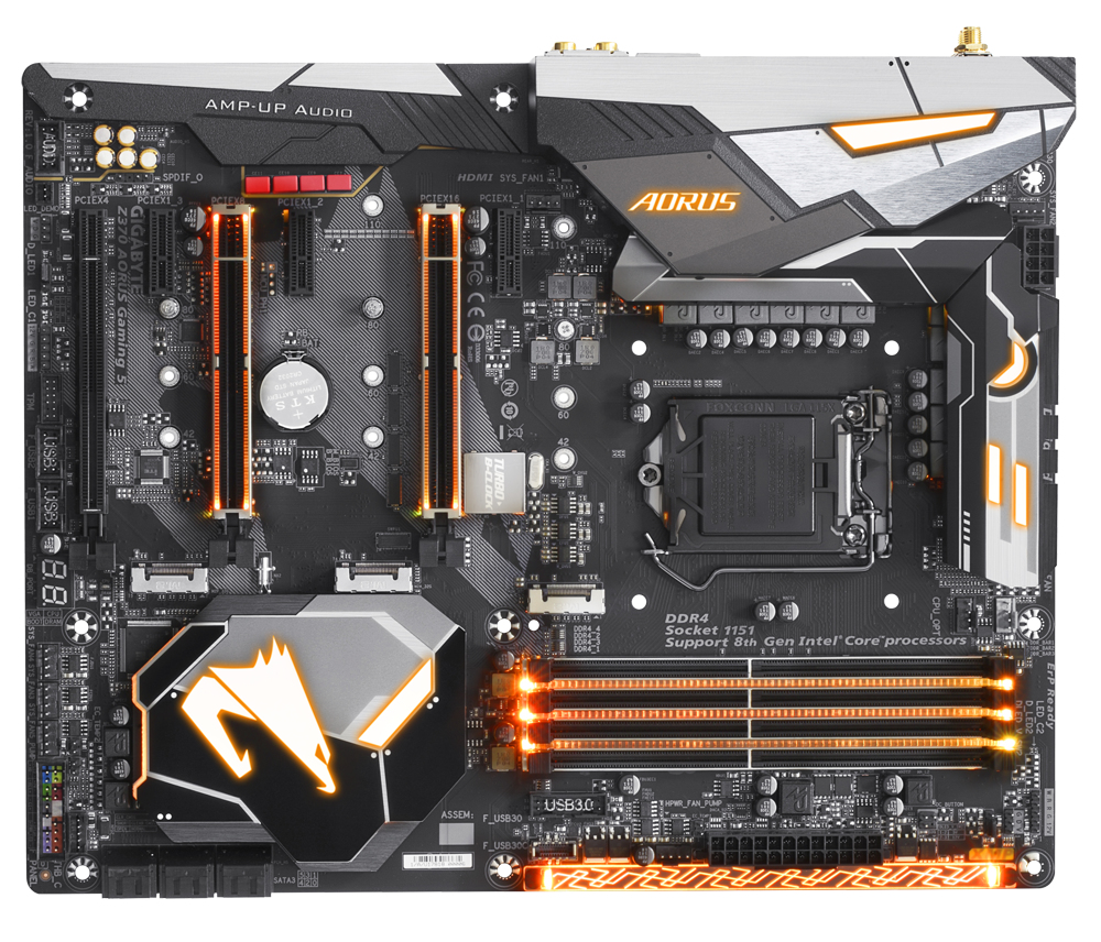 Tarjeta Madre Gigabyte Z370 Aorus Gaming 5 S-1151 Intel Z370 4Xddr4