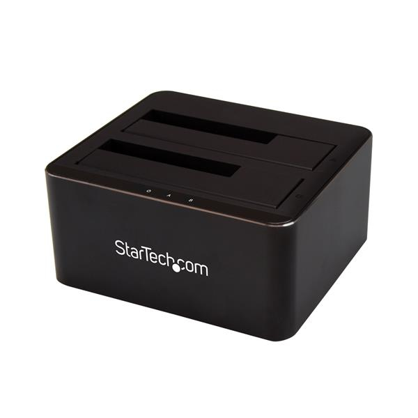 Docking Station Startech Usb 3.0 2 Bahías Sata Negro Sdock2U33V