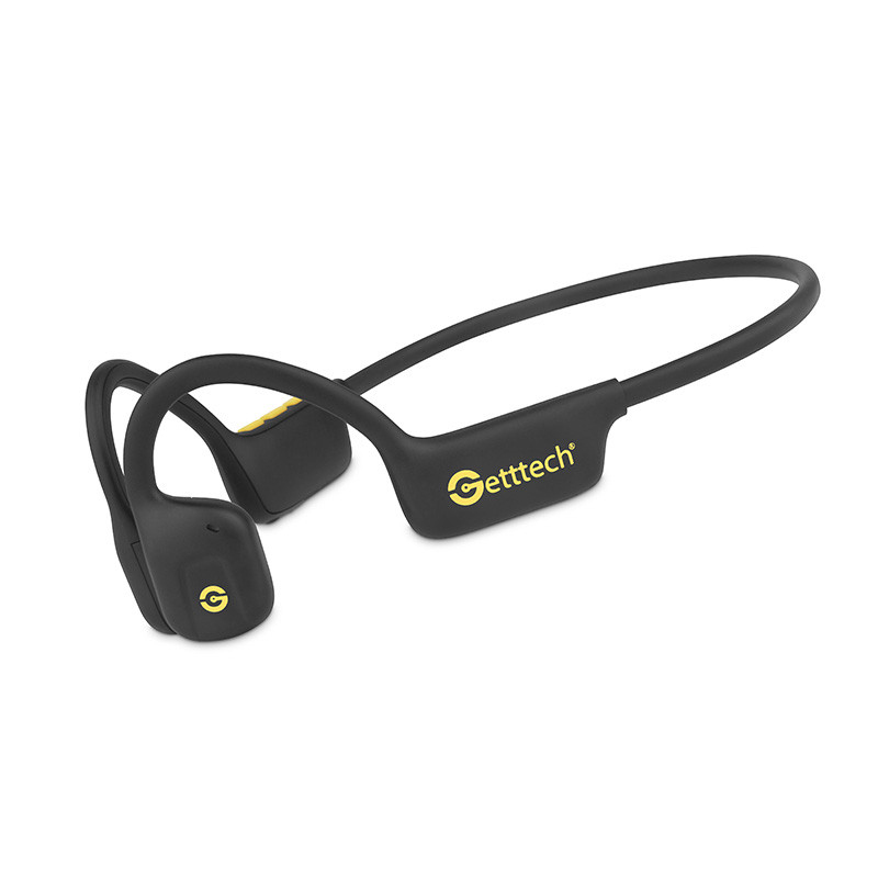 Audífonos Deportivos Getttech Inalámbrico Bluetooth Negro Gue-Mssbt-01-Yw