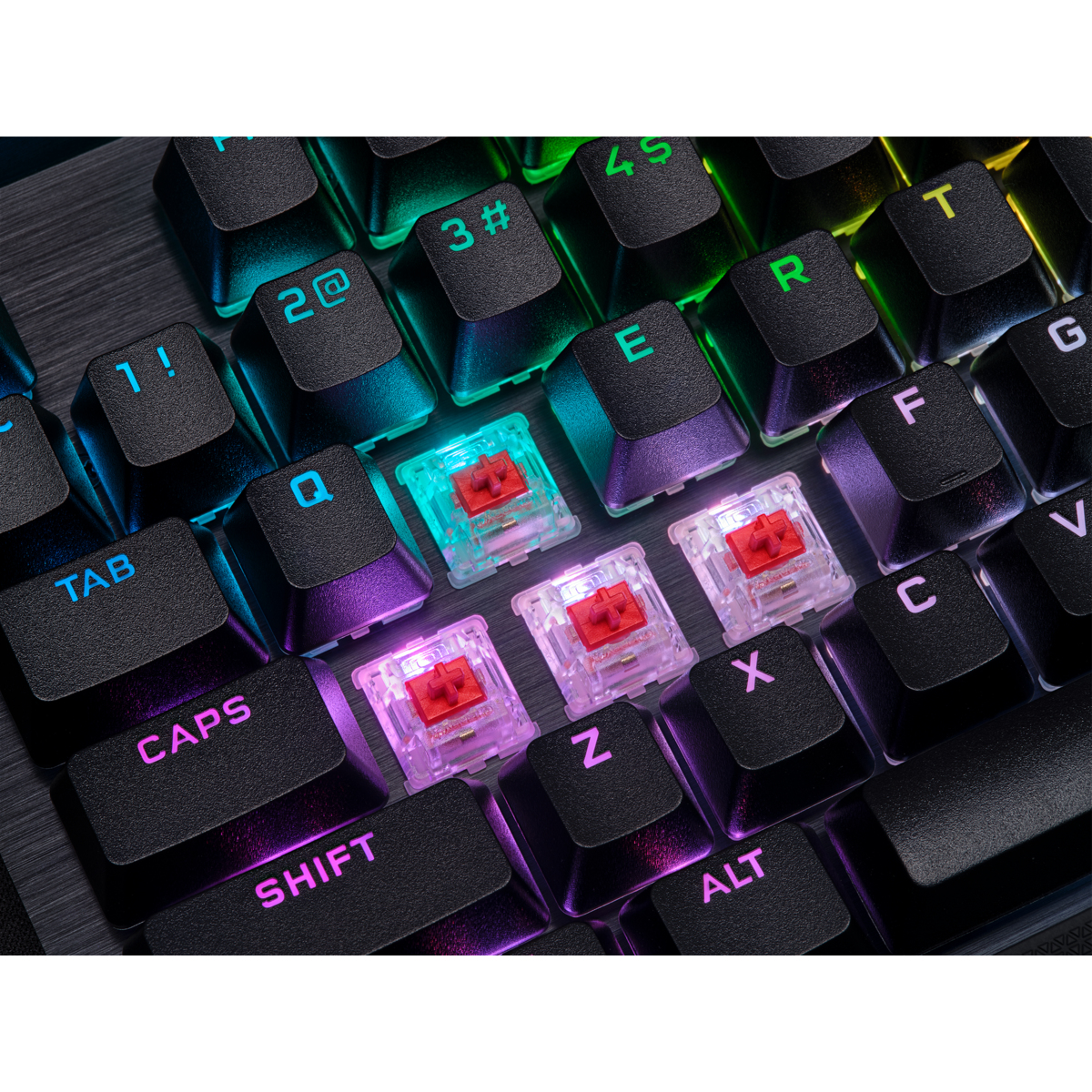 Teclado Mécanico Gamer Corsair K70 Rgb Pro Switches Mx Red Inglés Alámbrico Negro Ch-9109410-Na